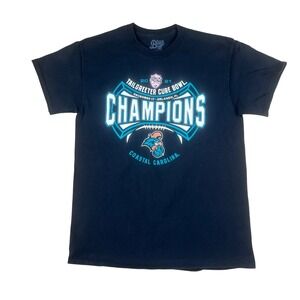 Blue 84 Mens Coastal Carolina 2021 Cure Bowl Champions T-Shirt Black‎ Small